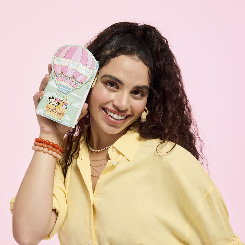 Mickey & Friends Hot Air Balloon Flap Wallet LFlifestyle1 view 2